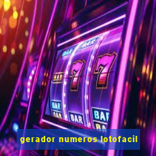 gerador numeros lotofacil